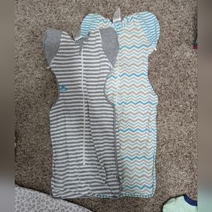 Medium and large love to dream swaddle transitional arms up sleep sack